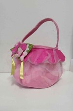 Pottery Barn Kids Felt Butterfly Tulle Easter Holiday Basket Pink