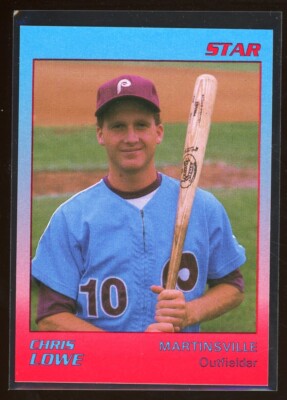 1989 Star Martinsville Phillies CHRIS LOWE RC PHILLIES