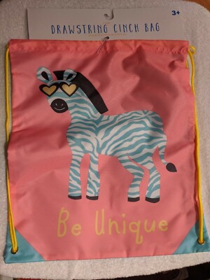 Drawstring Cinch Bag/Backpack Type 14''x17'' Pick Your Design Gift/Goody Bags