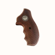 New Ruger Sp 101 Silver Metal Gun Grip WALNUT WOOD GRIP NICE Handmade Handle Set