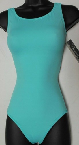Asymmetrical tank leotard TilerPeck line P1070  Ladies szs Marine Ladderback - Picture 7 of 7