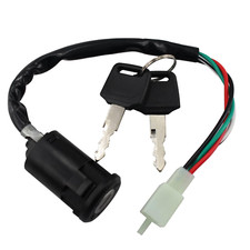 4 Pin Ignition Key Switch 4 Wire for Chinese Made 50cc 70cc 90cc 110cc 125cc Qua