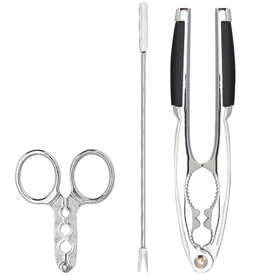 30 Stück Nussknacker Eisen - Macadamia & Walnuss Öffner Set Praktisch