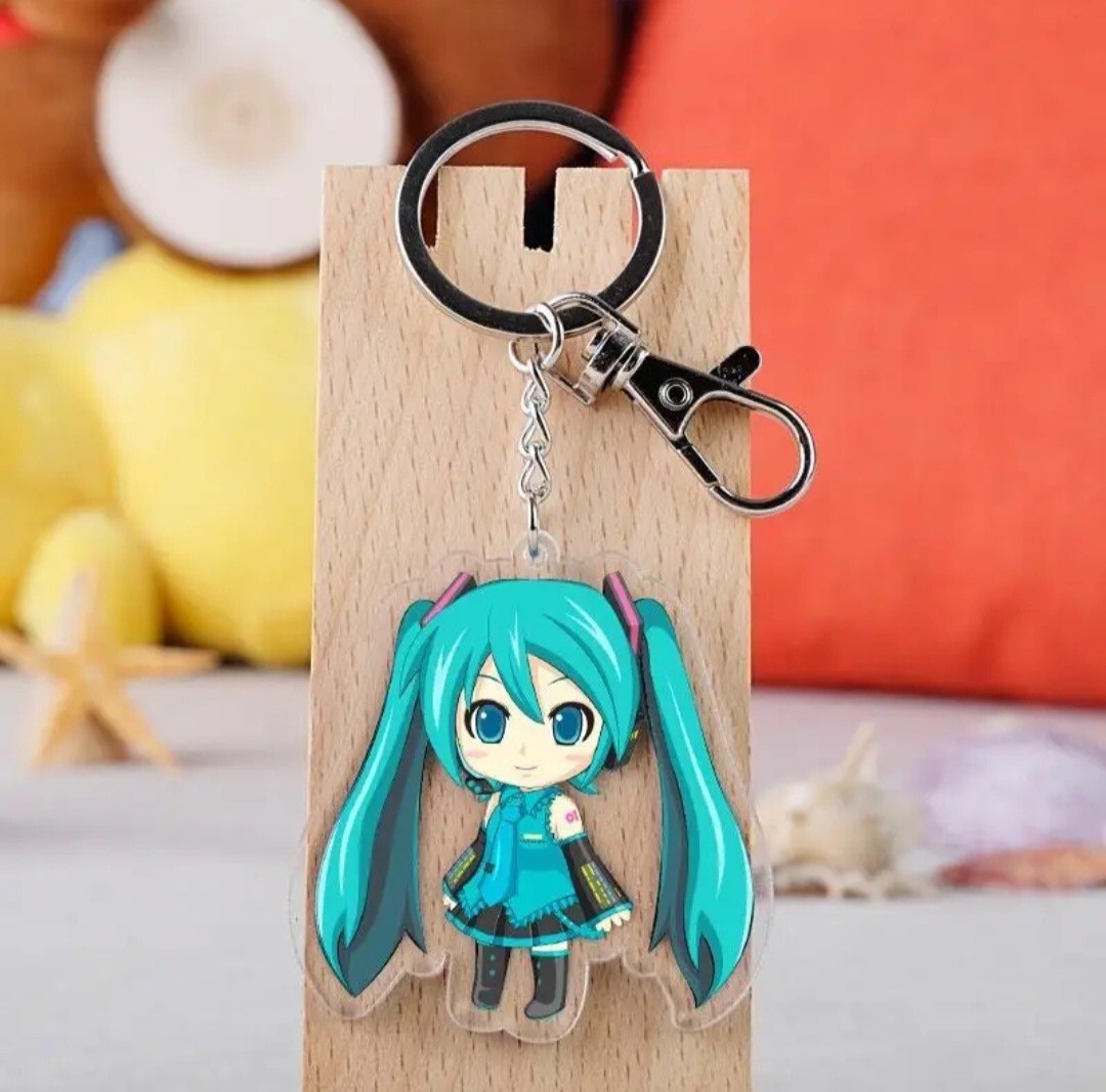 Hatsune Miku Keychain Acrylic Chibi Cute Anime
