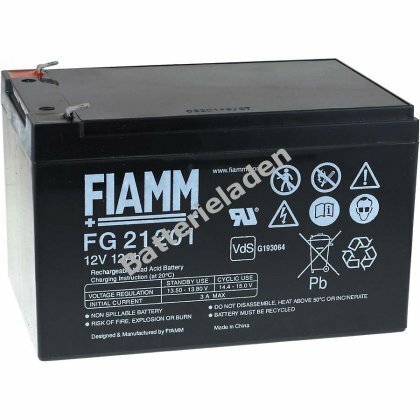 FIAMM Bleiakku FG20201 – 12V, 2000mAh, Wartungsfrei, Für Alarmanlagen & USV
