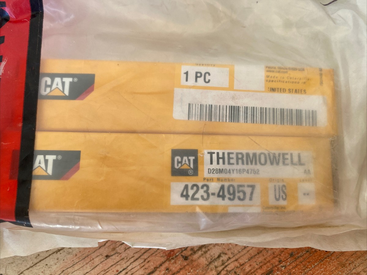 CATERPILLAR 423-4957 THERMOWELL | eBay