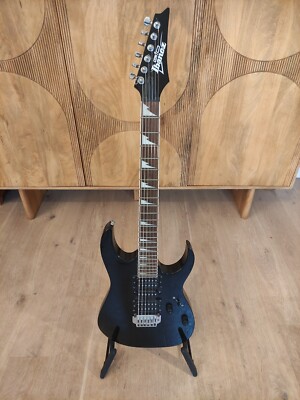 IBANEZ E-GITARRE GRG170DX in Black Night Schwarz + Zubehör