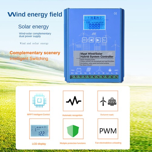 2000W Wind Energy Charge Solar Controller Automatic Adjust Household Wind Power - Picture 2 of 17
