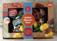 Play Toy Food Grilled Skewers Meal, 16 Pcs