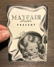 Vintage 1950&rsquo;s Mayfair Doll Birthday Birthstone Month Brochure Pamphlet Illus