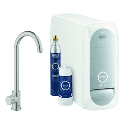 Starterkit GROHE Blue Home Mono 31498DC1 Suptersteel