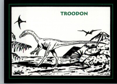 1993 Acid Rain Studios Dinosaur Terror - #1B Troodon