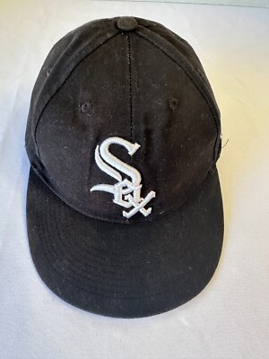 Chicago White Sox Black Baseball Cap OC Sports Team MLB Adjustable Hat Youth