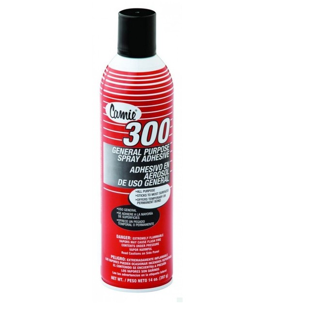 Camie 300 Spray Adhesive Glue Contact Quick Tack Dry Fabric Foam