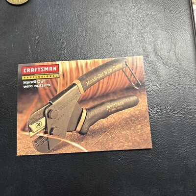 #ad Card Jb10b Sears Roebuck Craftsman 1998 #46 Handi Cut Wire Cutter add ship.10 $1.99