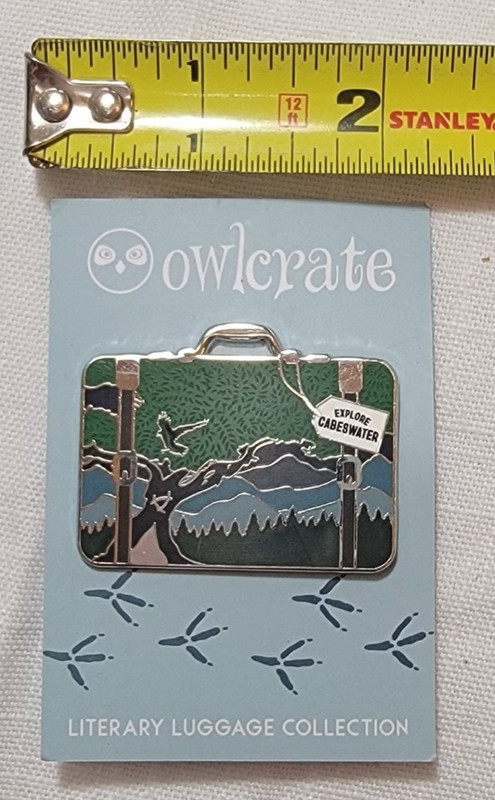 The Raven Boys OwlCrate Literary Luggage pin Series 1, #2 of 12