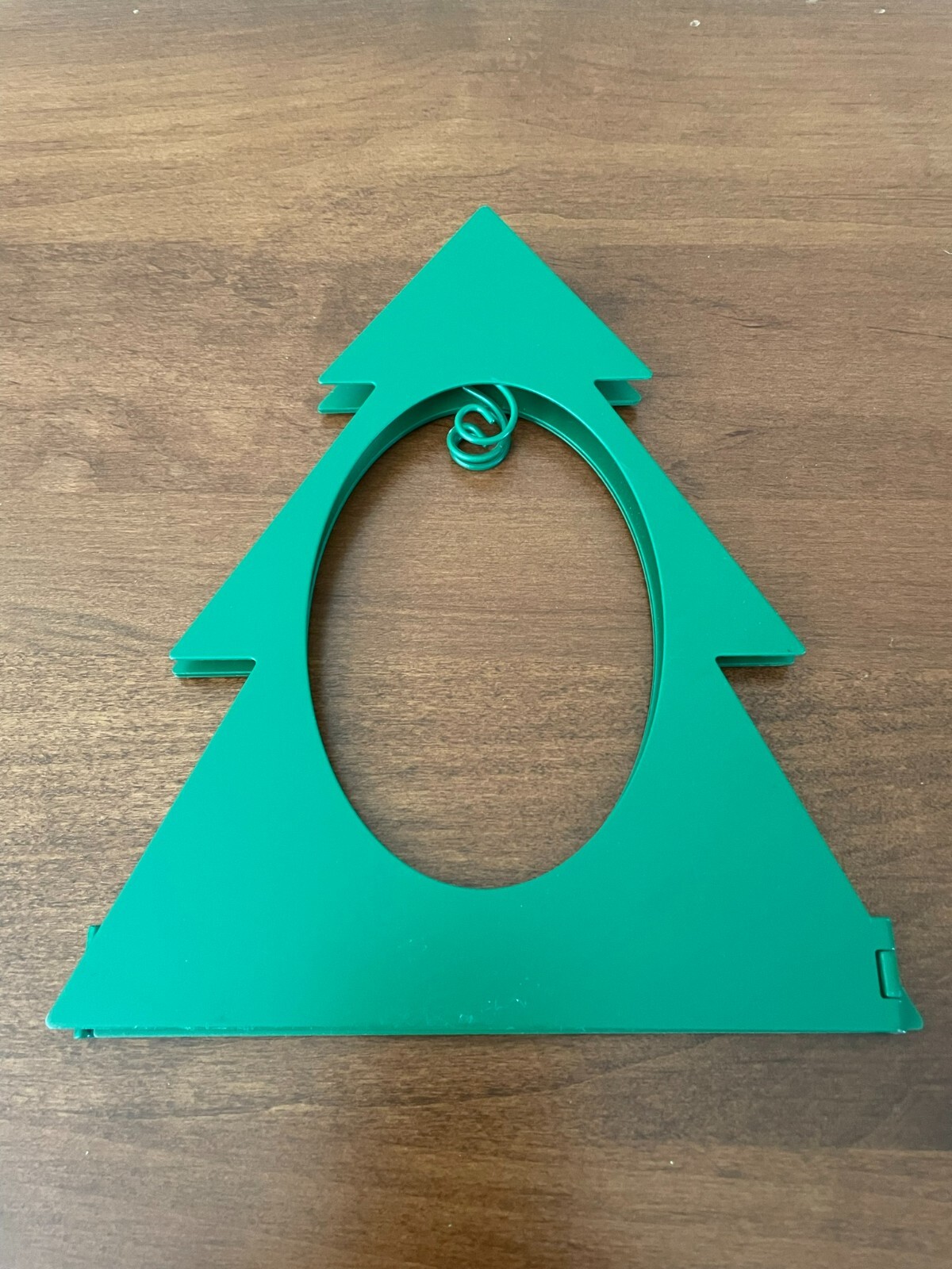 Hallmark Christmas Tree Ornament Holder Trifold Stand Green Metal NEW eBay