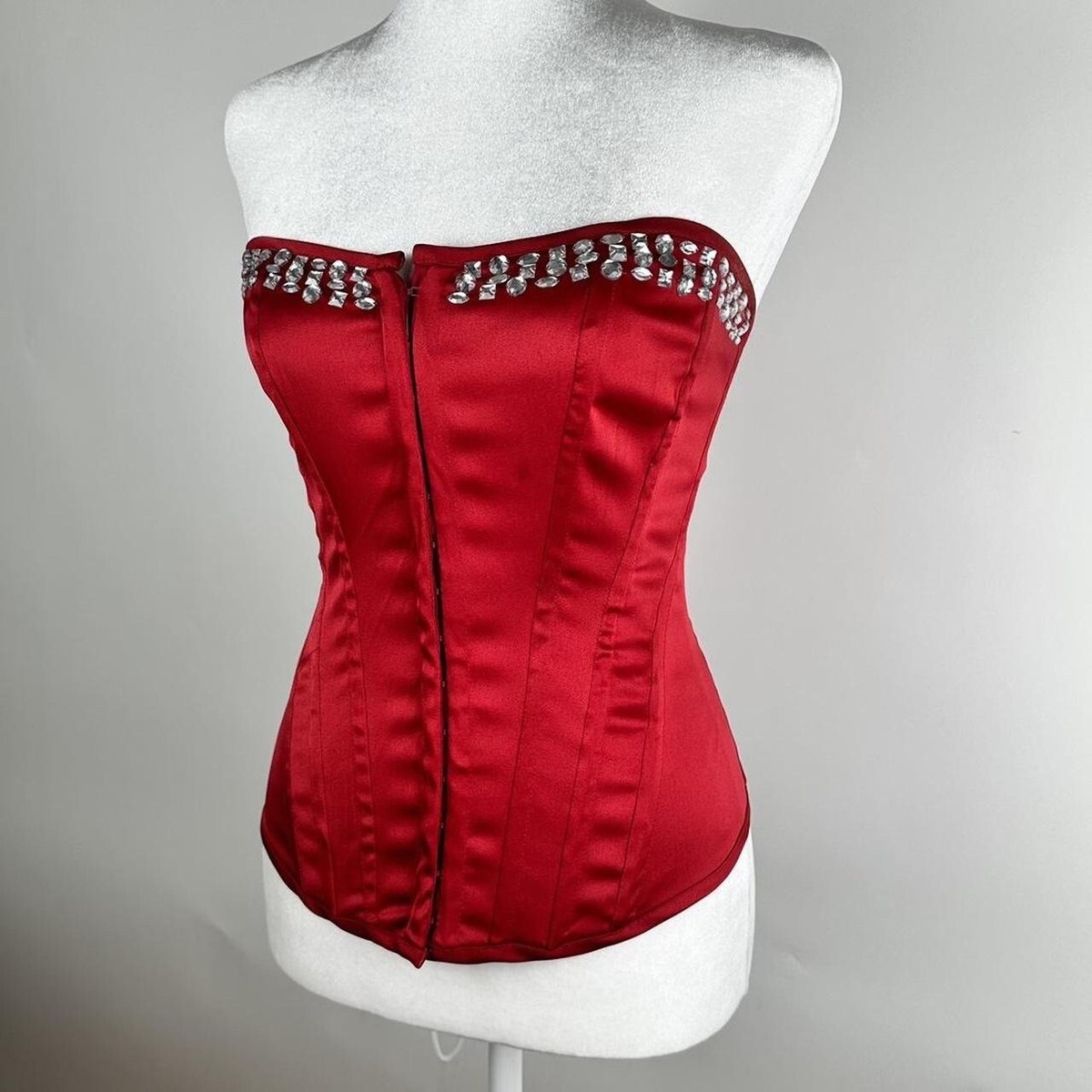 トップス THEREDTHREAD S burlesque corset gray THEREDTHREAD】S burlesque corset