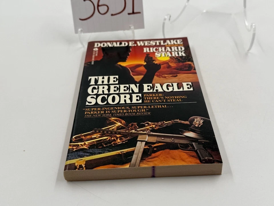 The Green Eagle Score Donald E. Westlake as Richard Stark Avon PB 1st Ed 5/1985 Foto 4 de 4