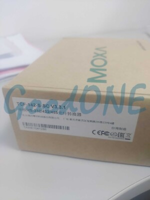 1PC New MOXA TCF-142-S-SC Serial to Single Mode Fiber