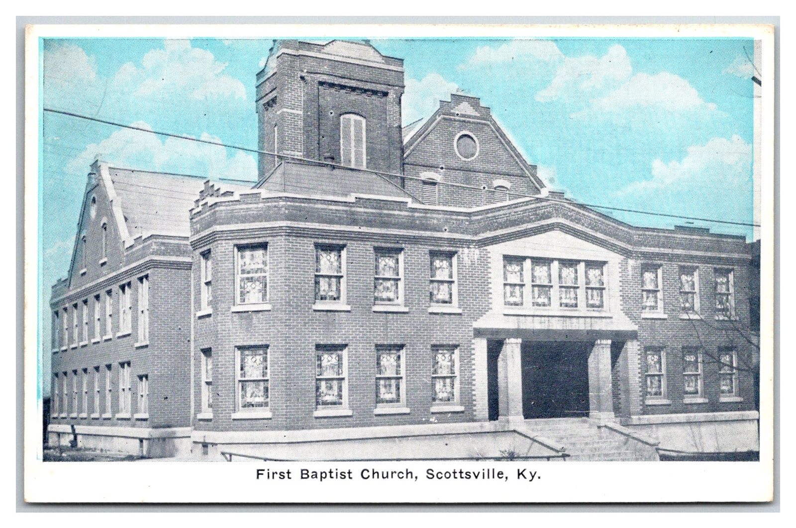 SCOTTSVILLE Kentucky ky FIRST BAPTIST CHURCH Allen County eBay