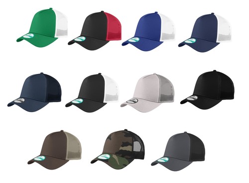 New Era Snapback Trucker Hat Adjustable Mesh Back Cap NE205 - Choose ...