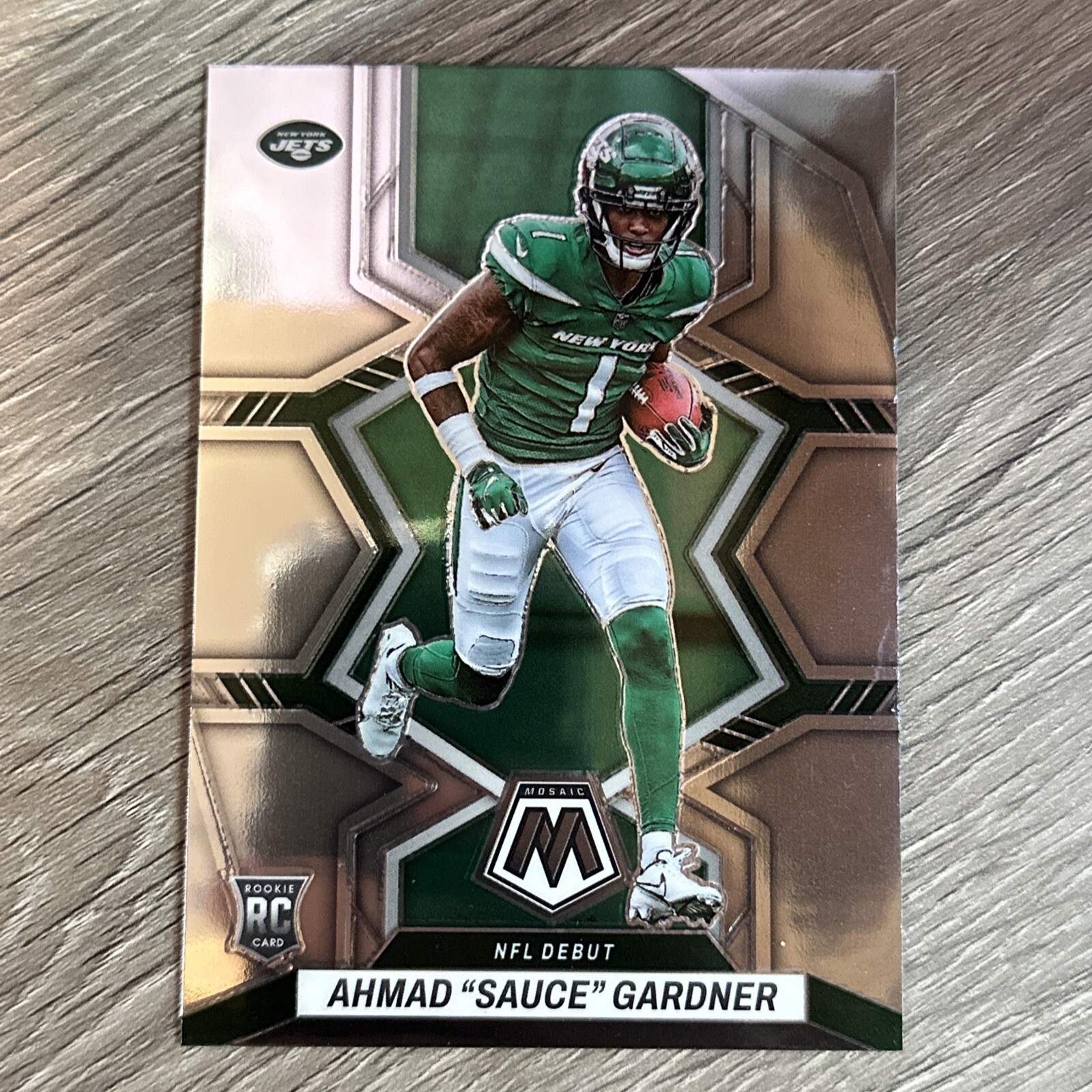 2022 Mosaic Base NFL Debut #289 Ahmad "Sauce" Gardner - New York Jets