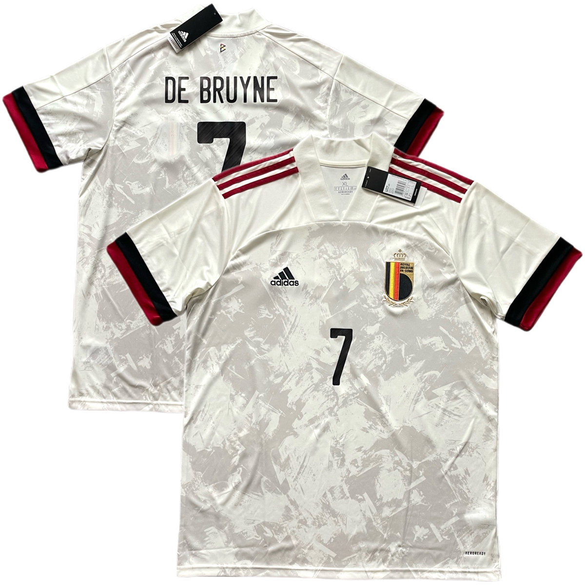 Euro Kit New Belgium Jersey Youth Adidas Kevin De Bruyne Red