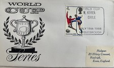Korea V Chile 1966 World Cup First Day Cover