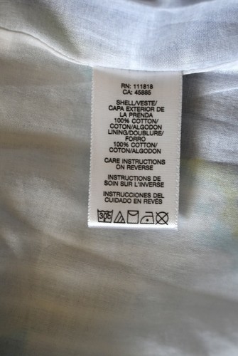 MICHAEL KORS FLOUNCE STRIPED TOP - SIZE LARGE - NEW WITH TAGS! - Picture 10 of 12