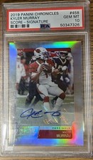 2019 Panini Chronicles Score Kyler Murray RC Rookie AUTO /75 PSA 10