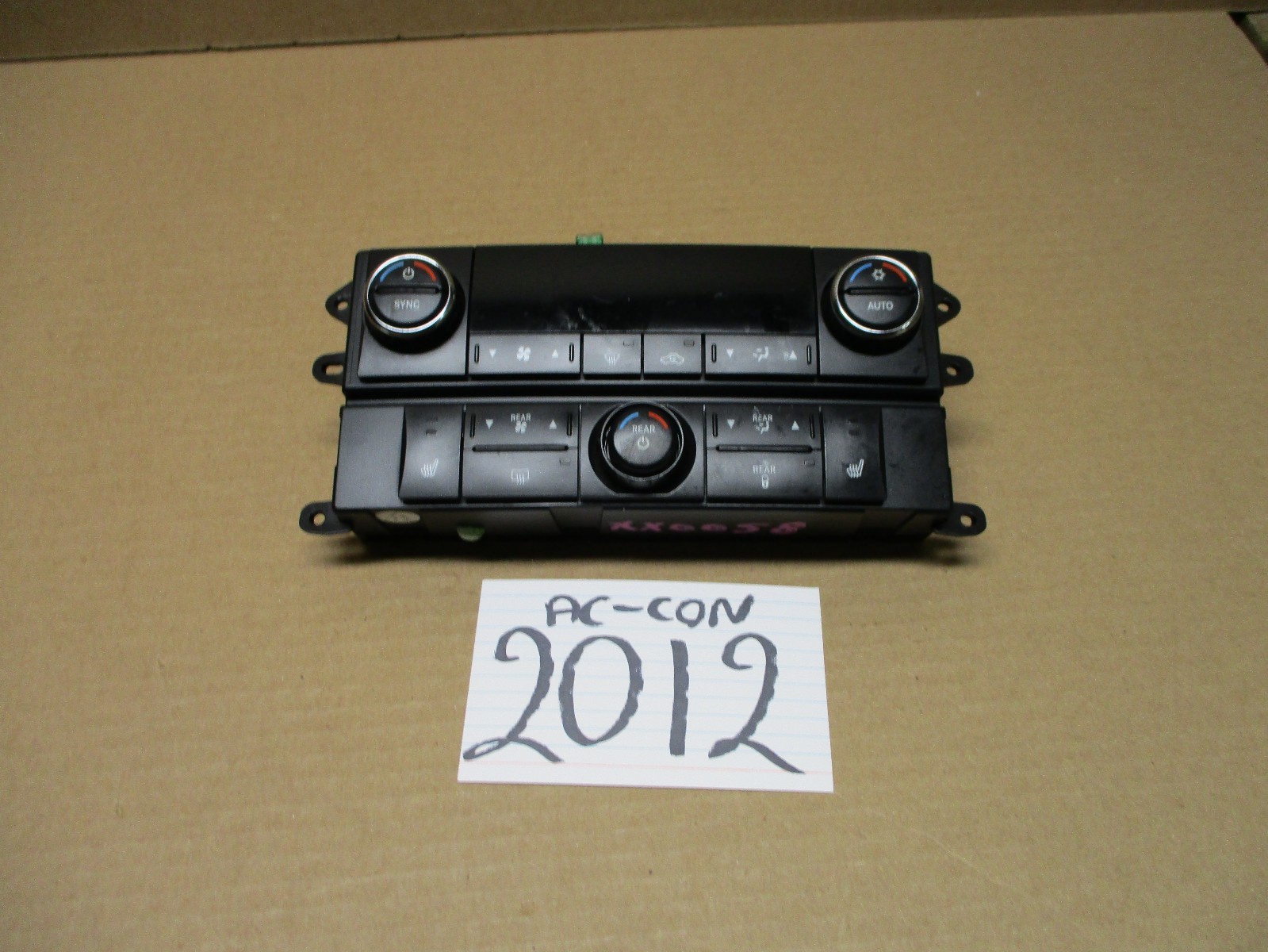 08 09 10 Dodge Caravan AC and Heater Control Used Stock #2012-AC 