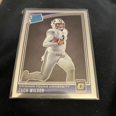Zach Wilson Rated Rookie No 204 2021 Panini Chronicles Donruss Optic Draft Picks