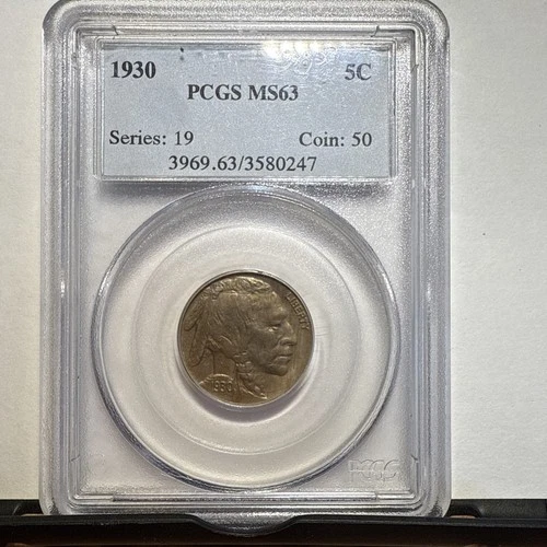 1930 PCGS MS63 Buffalo Nickel
