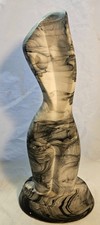 Vintage Abstract Ceramic  Mid Century Modernism Form Sculpture, 14.5"