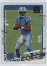 2023 Panini Clearly Donruss Rated Rookie Gold Hendon Hooker #61 12ks
