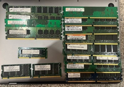 Ram Lot. Many Different Brands. Older Memory. 