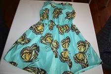 Tea Collection Size 7 Monarch Migration SL Skirted Butterfly Print Dress EUC