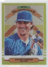 2019 Panini Donruss Optic Diamond Kings Lime Green Prizm Jacob deGrom #19 n1u