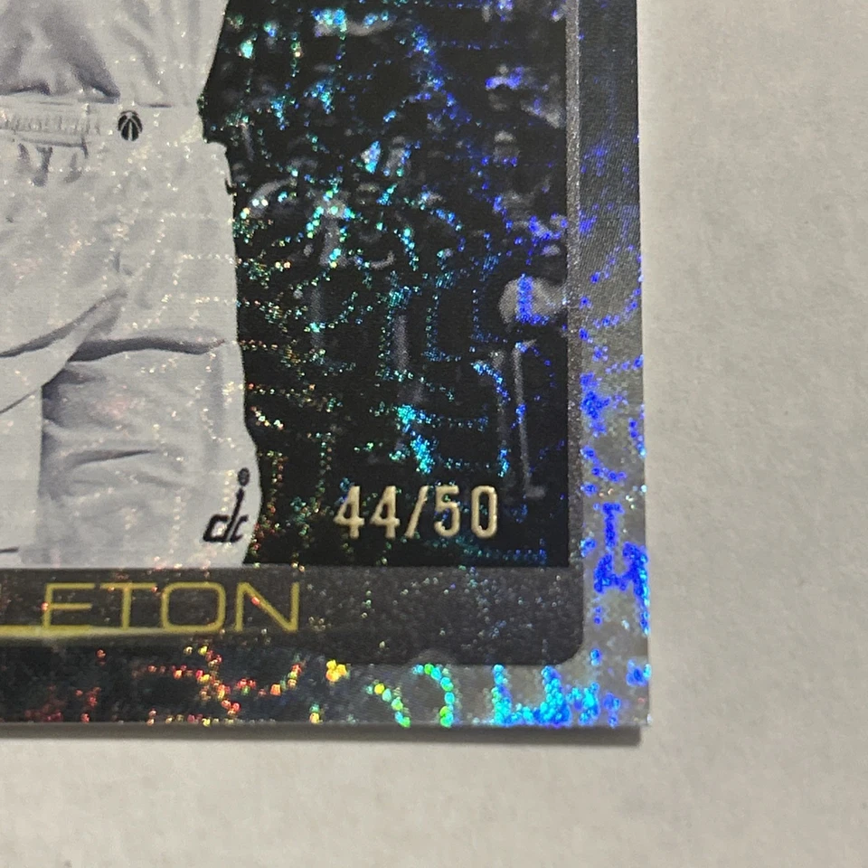 2025-26 Topps Blackout Foil Parallel Khris Middleton #100/50 Wizards - Imagem 3 de 3