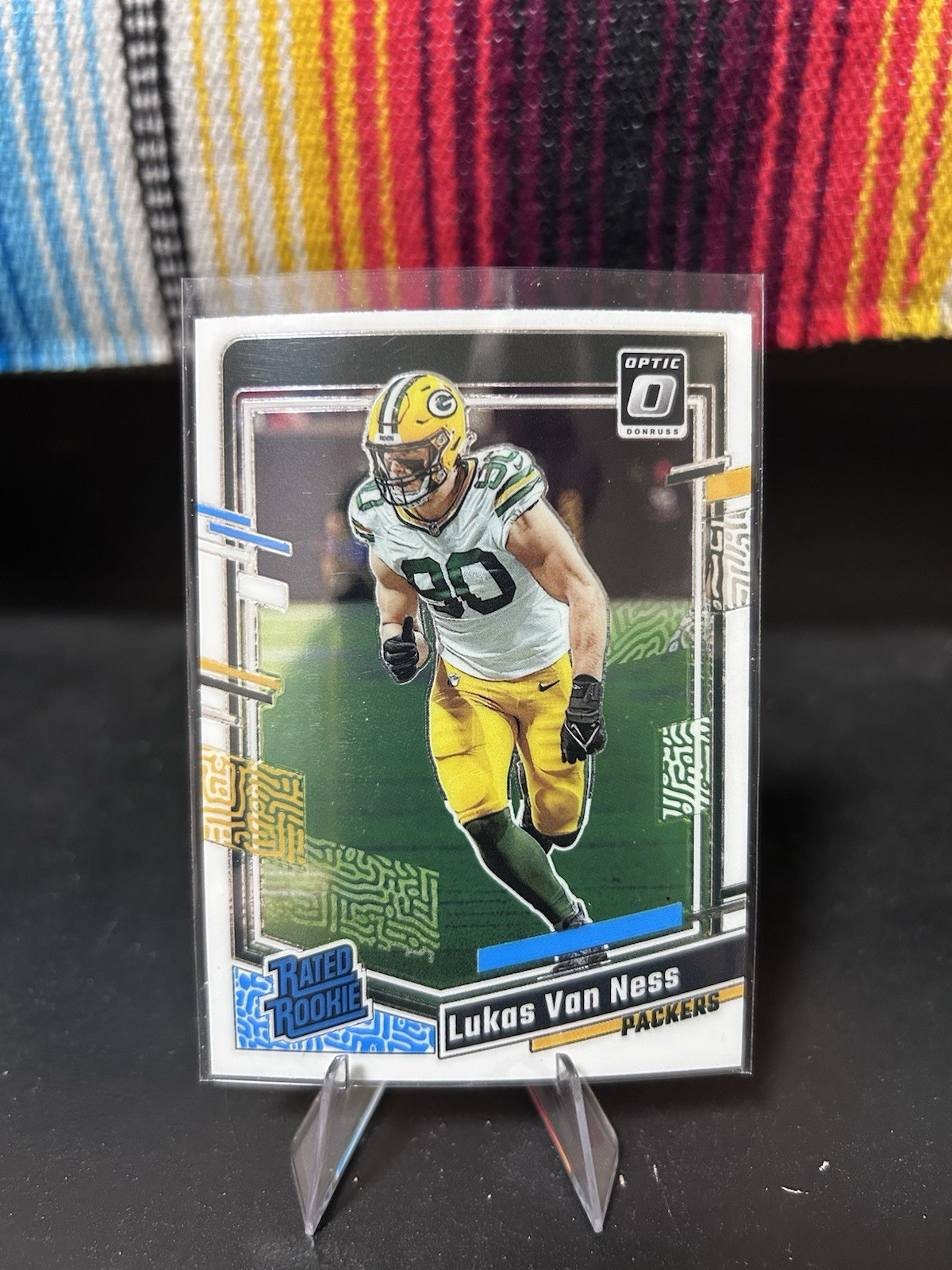 2023 Panini Donruss Optic - Rated Rookie Holo Prizm #240 Lukas Van Ness (RC)