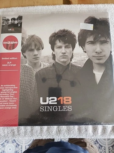 U2 U218 Singles (2xLP, 2006) SEALED Target Limited Edition NEON ORANGE VINYL