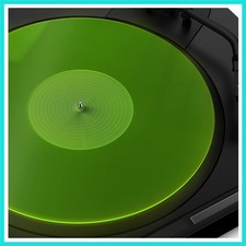 Turntable Mat Record Platter Slipmat: Greenlit Acrylic Record Player Platter ...