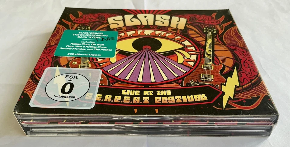 SLASH Live At The S.E.R.P.E.N.T Festival (Digipak) NEW 2 x CD + Bluray (sealed) - Image 3 of 4