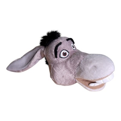 Shrek 2 DONKEY Plush Head 2004 Beverly Hills Toy Company Slammer Tags - NO SOUND