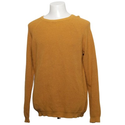 Dressmann, Strickpullover, Größe: L, Gelb, Baumwolle, Sonstiges, Herren #uDm