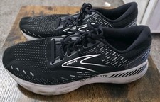 Brooks Glycerin GTS 20 Black White Men's Size 12 Medium D Running Shoes 1103831D