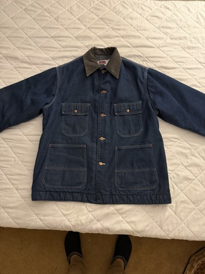 #ad #ad BIG MAC Vintage Barn Chore Coat VINTAGE VTG No Size Tag Med Large ish Denim $83.33