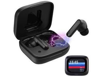 Auvio IHS-470.bt In-Ear Bluetooth Kopfhörer, Touchscreen Ladecase, ANC