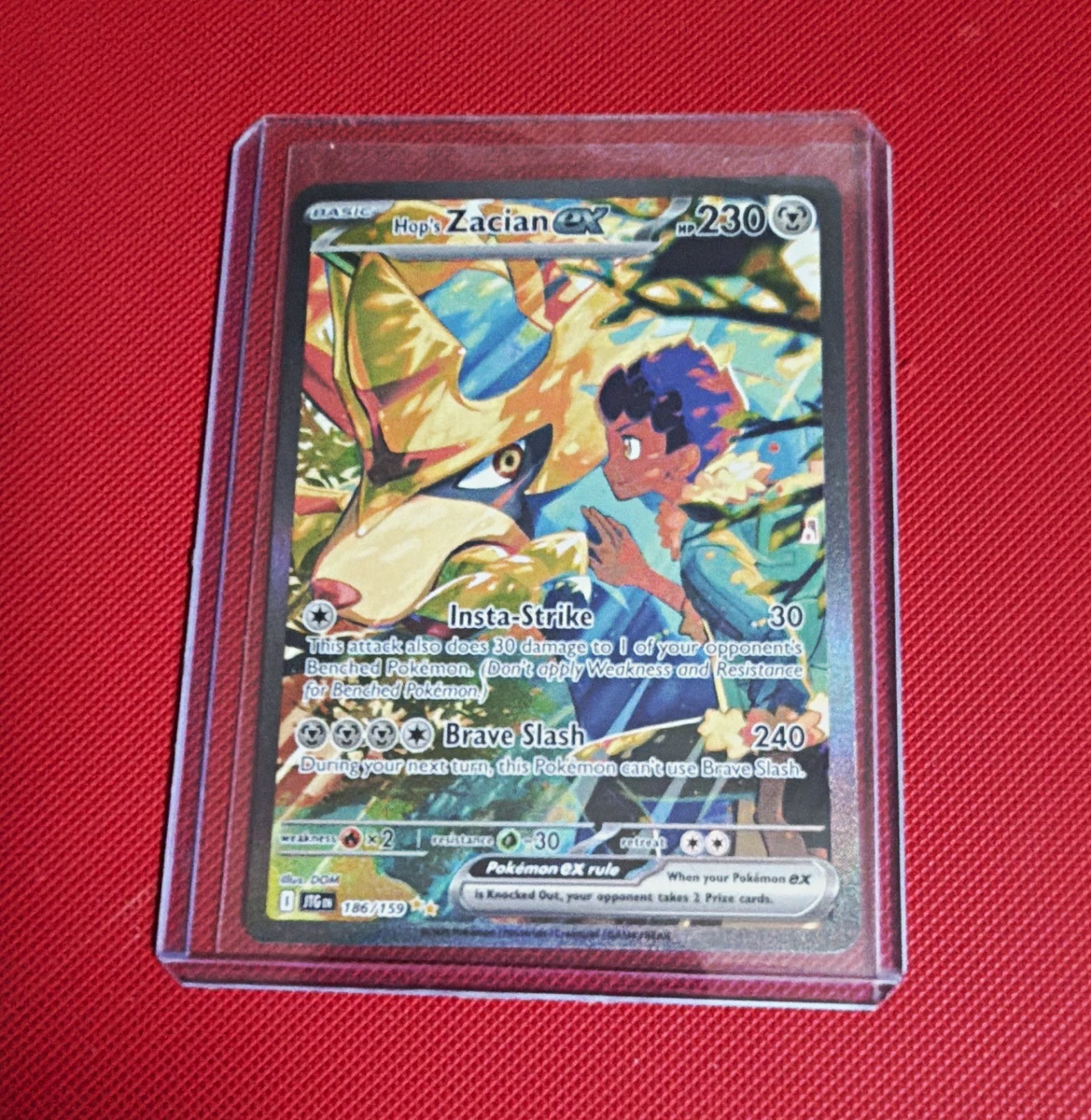 Hop's Zacian Ex 186/159 Sv09: Journey Together for sale | eBay